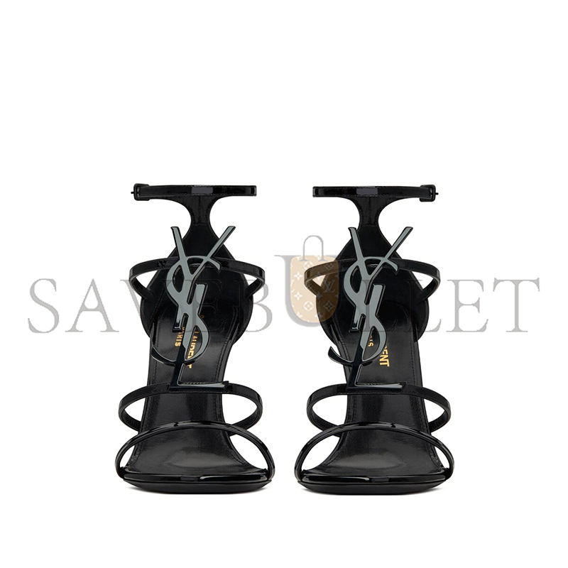 YSL CASSANDRA SANDALS IN PATENT LEATHER 6301090NPVV1000